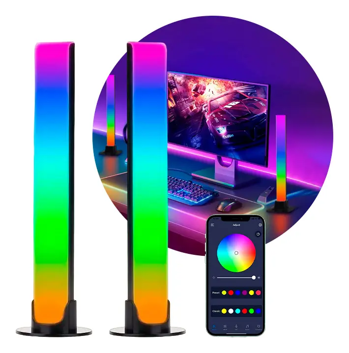 BARRA DE LUZ RGB RITMICA