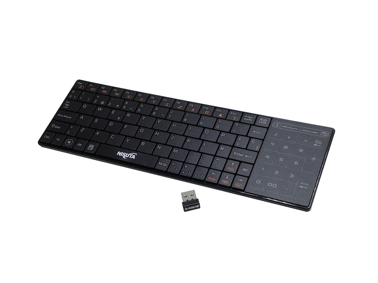 Teclado wireless mini con pad o teclado numérico i