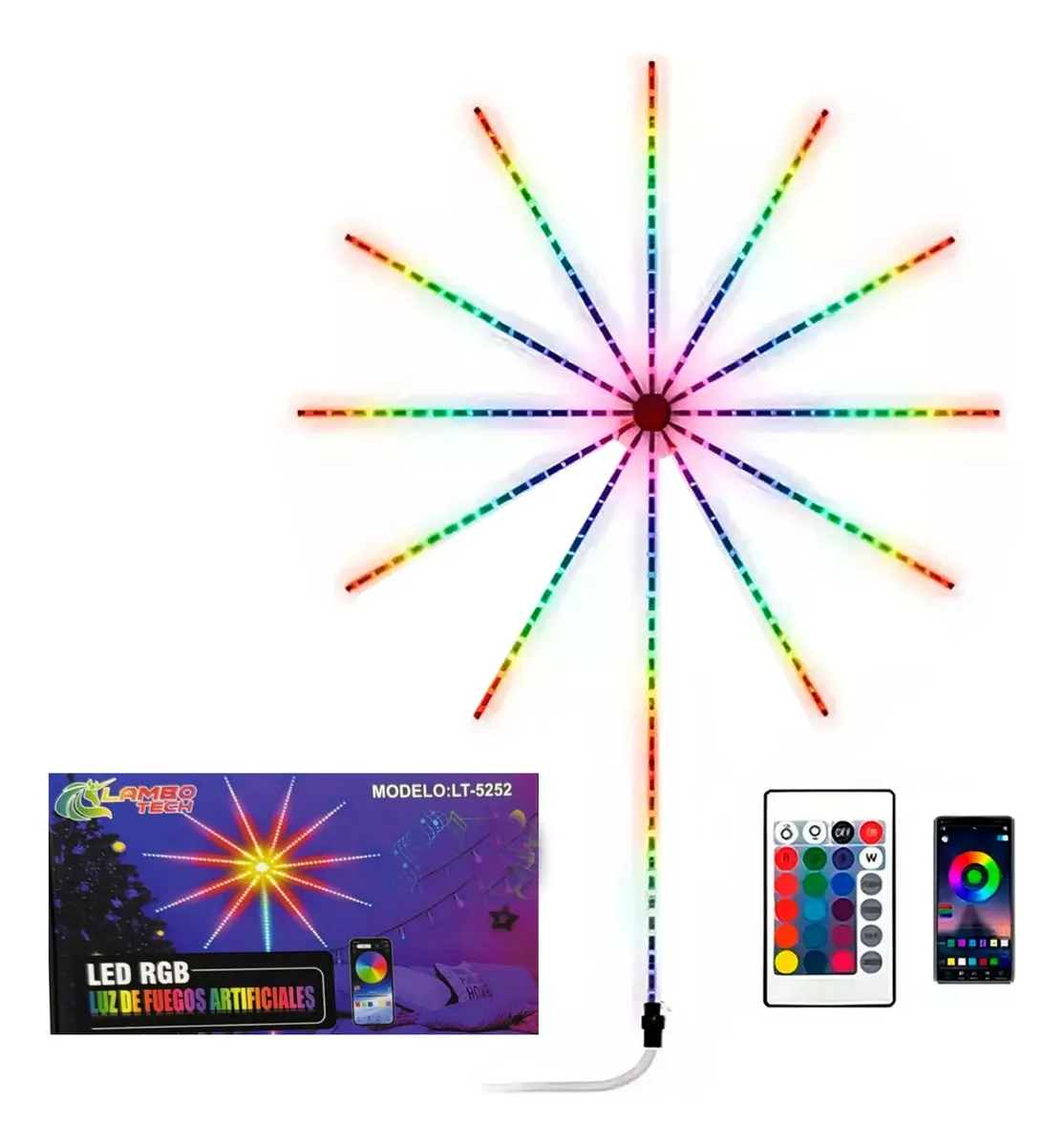 TIRA LED EFECTO FUEGO ARTIFICIAL